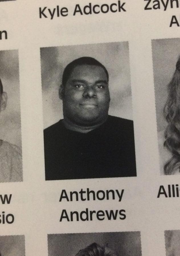Andrews freshman yearbook picture from the 2013-2014 school year 
