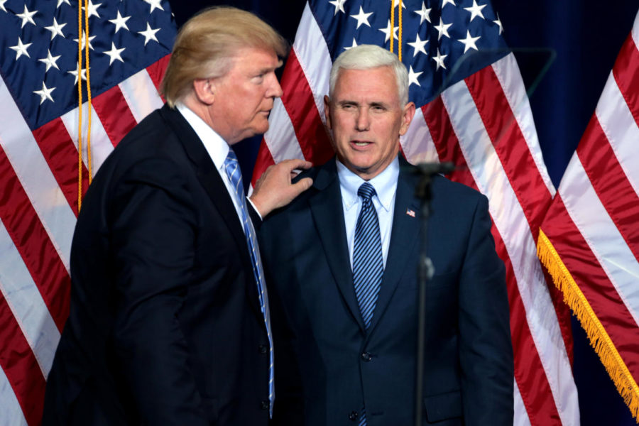 President Donald Trump and Vice President Mike Pence campaign for Republican candidate Mike Braun in his race to unseat Sen. Joe Donnelly.
