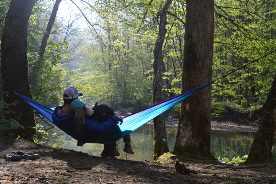 Hammocking with your significant other can be a great way to spend an afternoon outside. ENO