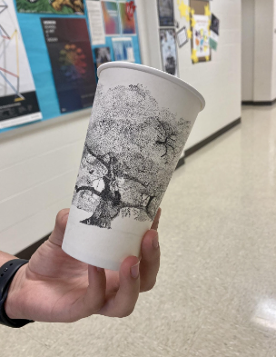 Hunter Broomall’s cup project.