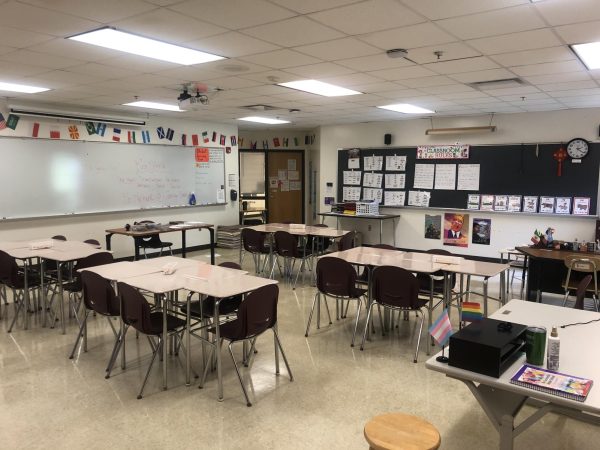 The latin classroom.